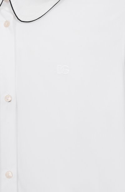 Хлопковая блузка DOLCE & GABBANA, арт. L55S22/FU5WJ/8-12+, фото 3