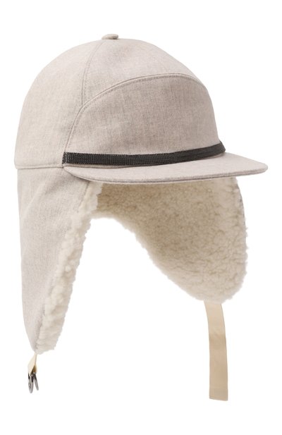 Женская шерстяная шапка BRUNELLO CUCINELLI, арт. MCAP90023