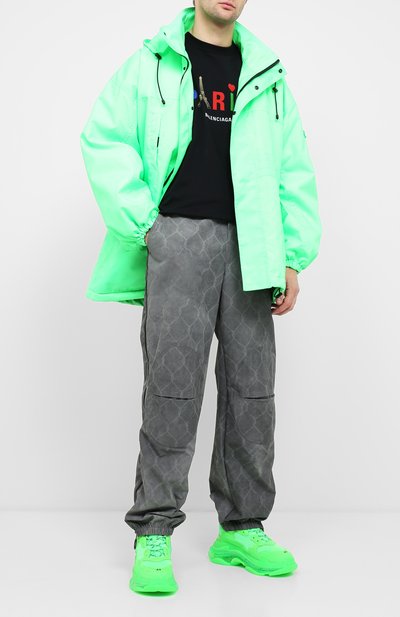 Комбинированные кроссовки triple s clear sole BALENCIAGA, арт. 541624/W2CF1, фото 2