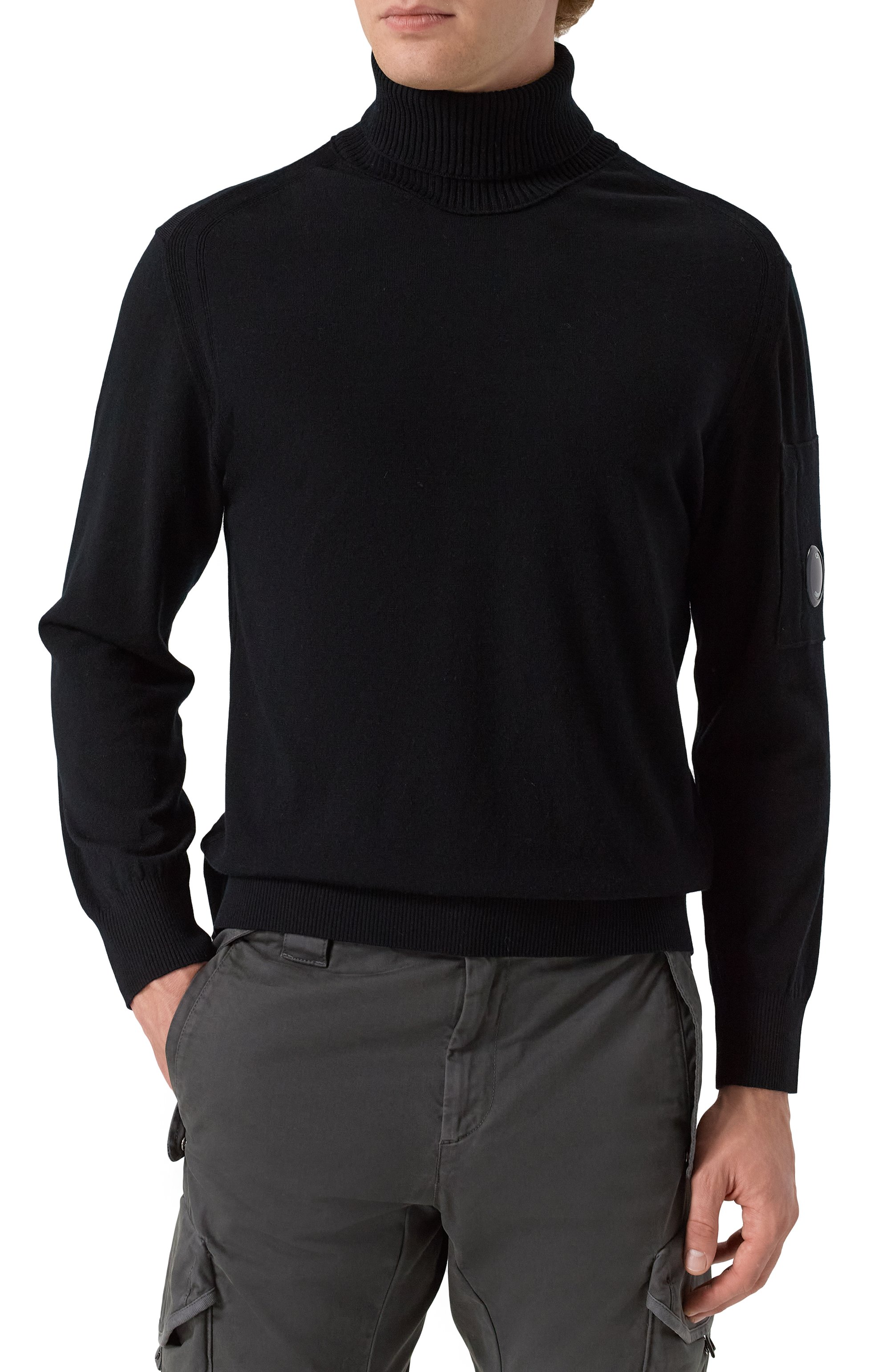 Шерстяная водолазка C.P. COMPANY, арт. 19CMKN035A005528A, фото 3