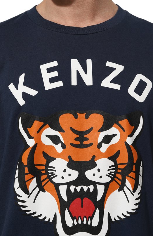 фото Хлопковая футболка kenzo