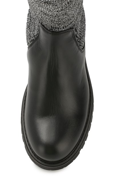 Кожаные сапоги с текстильной отделкой MISSOURI, арт. 91888/35-41, фото 4