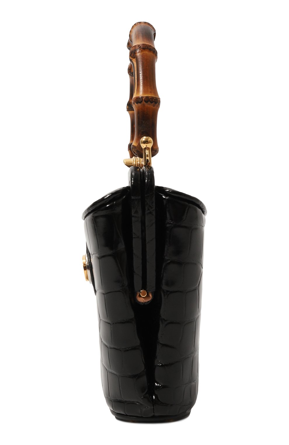 Сумка gucci bamboo из кожи аллигатора GUCCI, арт. 616436 EV40X, фото 4