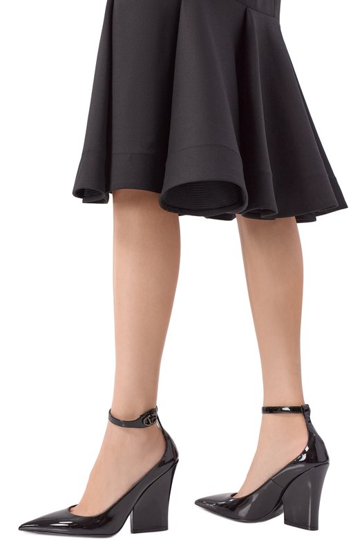 Кожаные туфли Vlogo Valentino 5W0S0KN8/XFV Чёрный  5W0S0KN8/XFV Фото 2