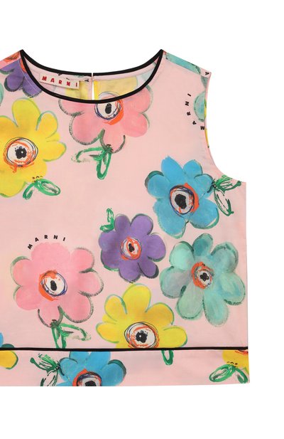 Хлопковый топ MARNI, арт. M01669/M00WC, фото 3