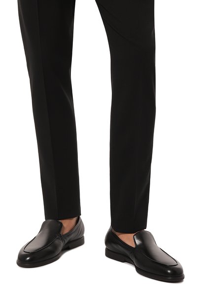 Кожан�ые лоферы malibu SANTONI, арт. MGAG18829SM0KDYA, фото 3