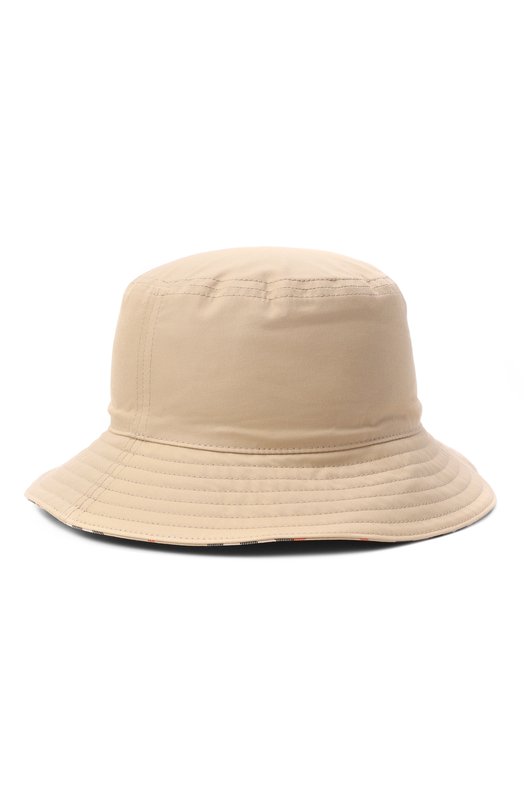 Хлопковая панама Burberry 8117735 Бежевый 8117735