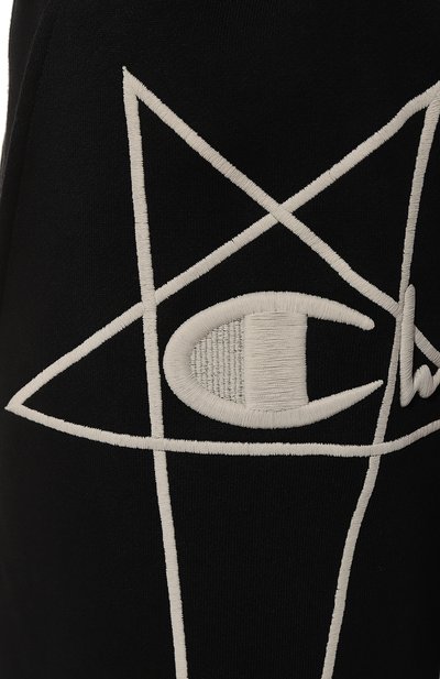 Хлопковые брюки rick owens x champion RICK OWENS, арт. CW02C9247/CHFE, фото 5