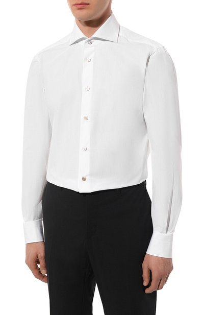 Хлопковая сорочка KITON, арт. UCIH08109, фото 4