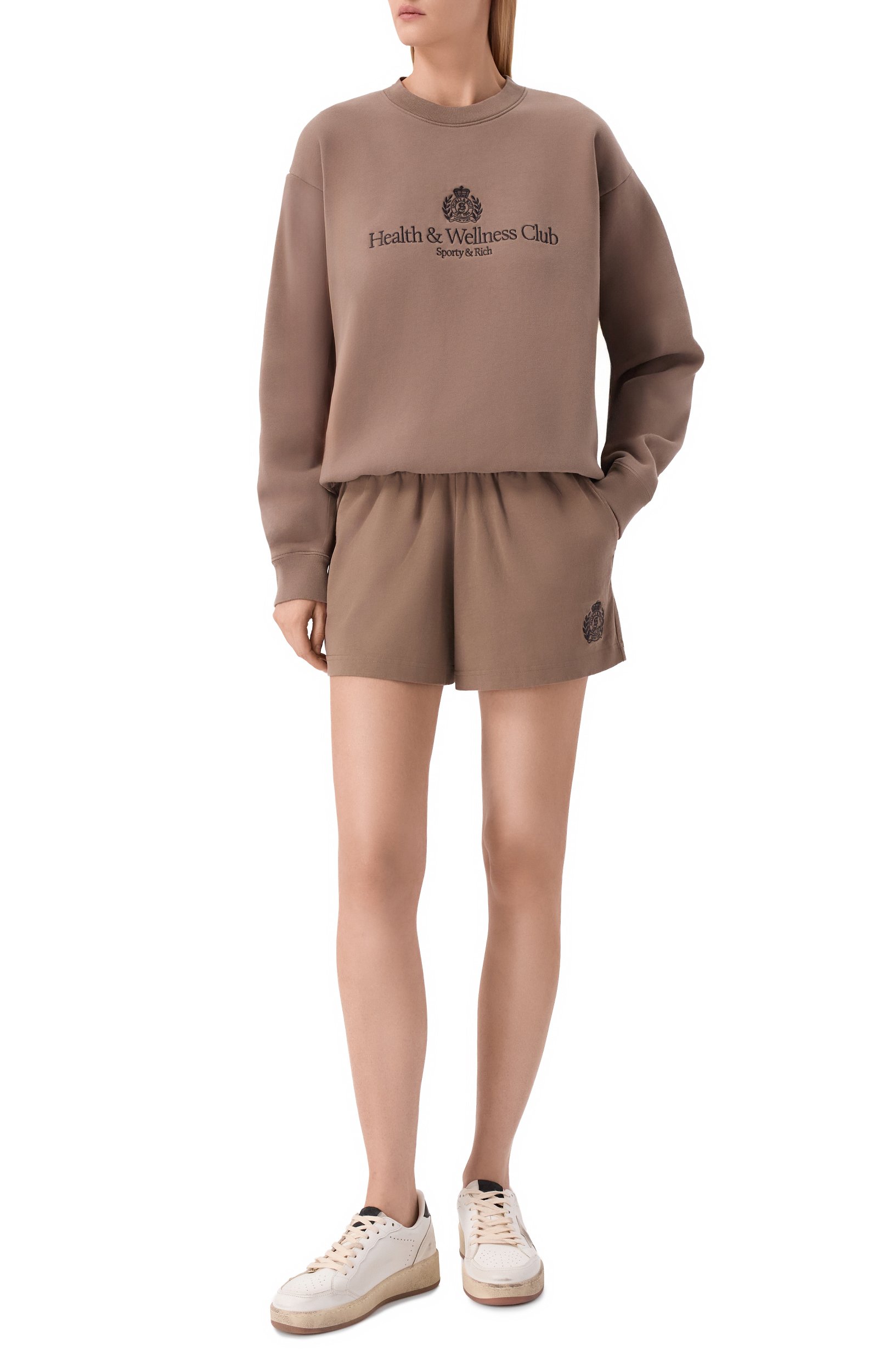 Хлопковый свитшот SPORTY AND RICH, арт. ST098711241BR30, фото 2