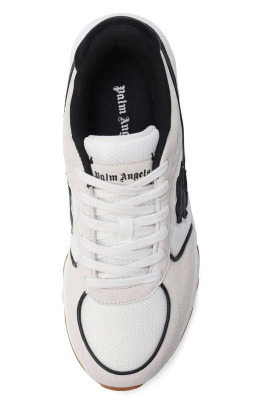Комбинированные кроссовки Palm Palm Angels PMIA100S26LEA001 Кремовый  PMIA100S26LEA001 Фото 5