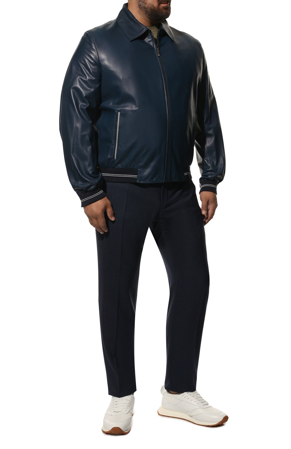 Кожаный бомбер ZILLI, арт. MAT-FAX00-01005/1001/62-64, фото 2