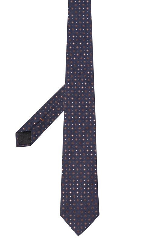 Шелковый галстук Zegna 1P8/Z9D02TA9 Синий  1P8/Z9D02TA9 Фото 3