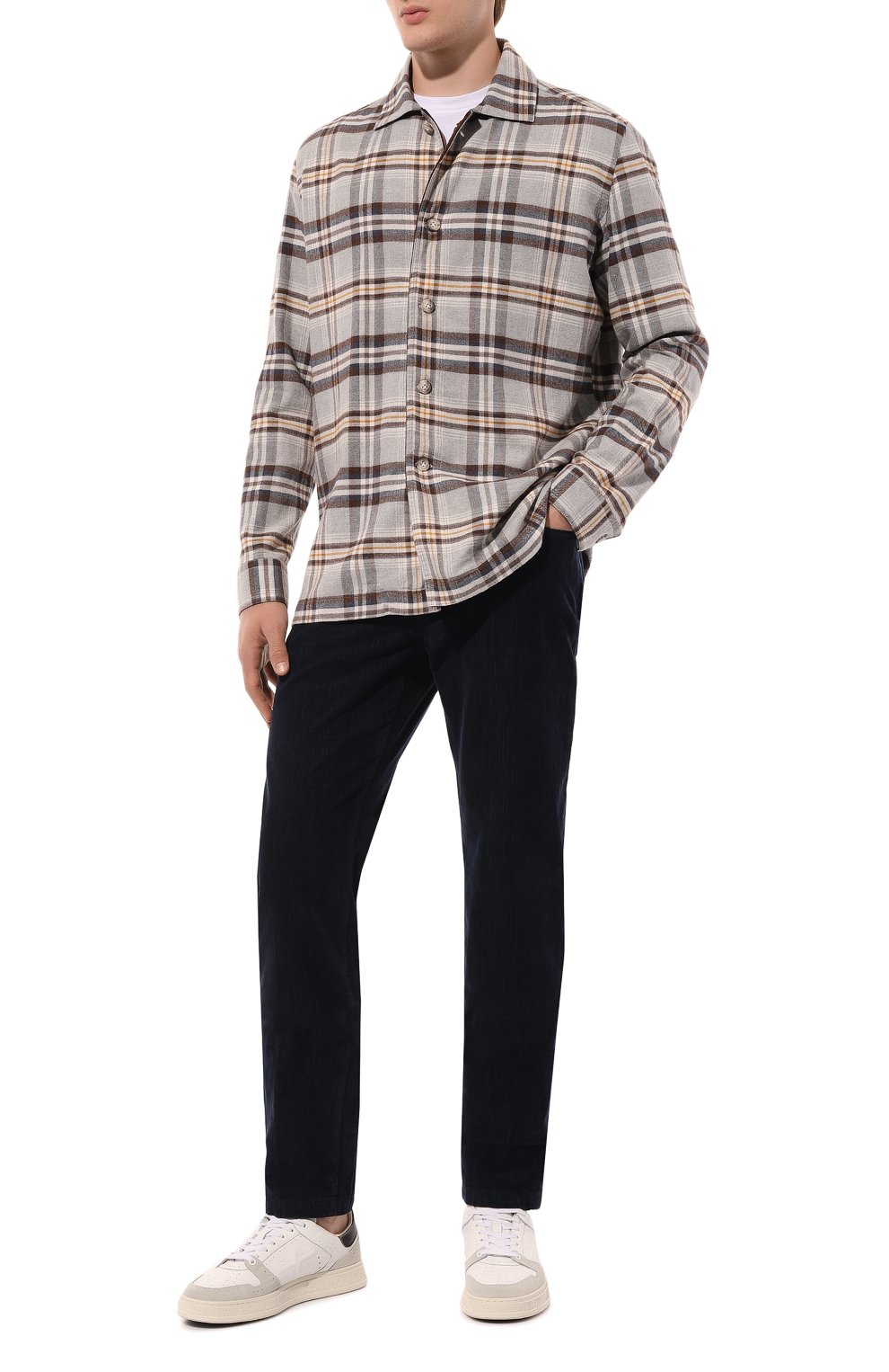 Хлопковая рубашка GIAMPAOLO, арт. GB24/41304, фото 2