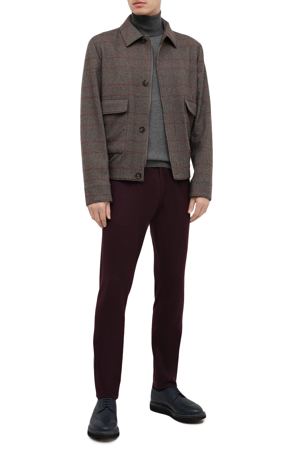 Шерстяные брюки ELEVENTY PLATINUM, арт. B75PANB21 TET0B001, фото 2