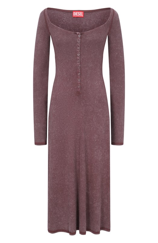 Платье из вискозы Diesel A20963/0DCCQ Коричневый A20963/0DCCQ