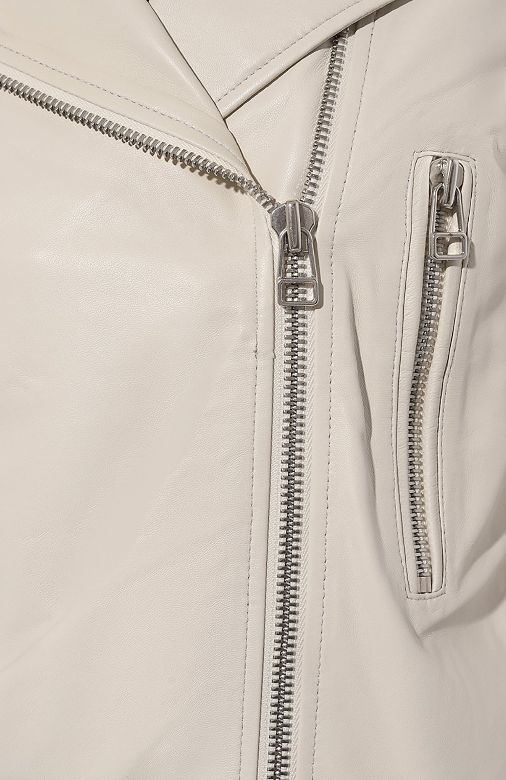 Кожаная куртка ALINE кремового цвета по цене 115000 руб., арт. AL030102, фото 5 Кожаная куртка ALINE, арт. AL030102, фото 5