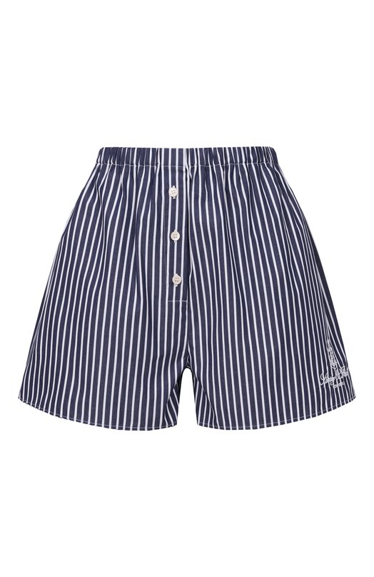 Хлопковые шорты Sporty and Rich SH03562231ST02 Синий SH03562231ST02
