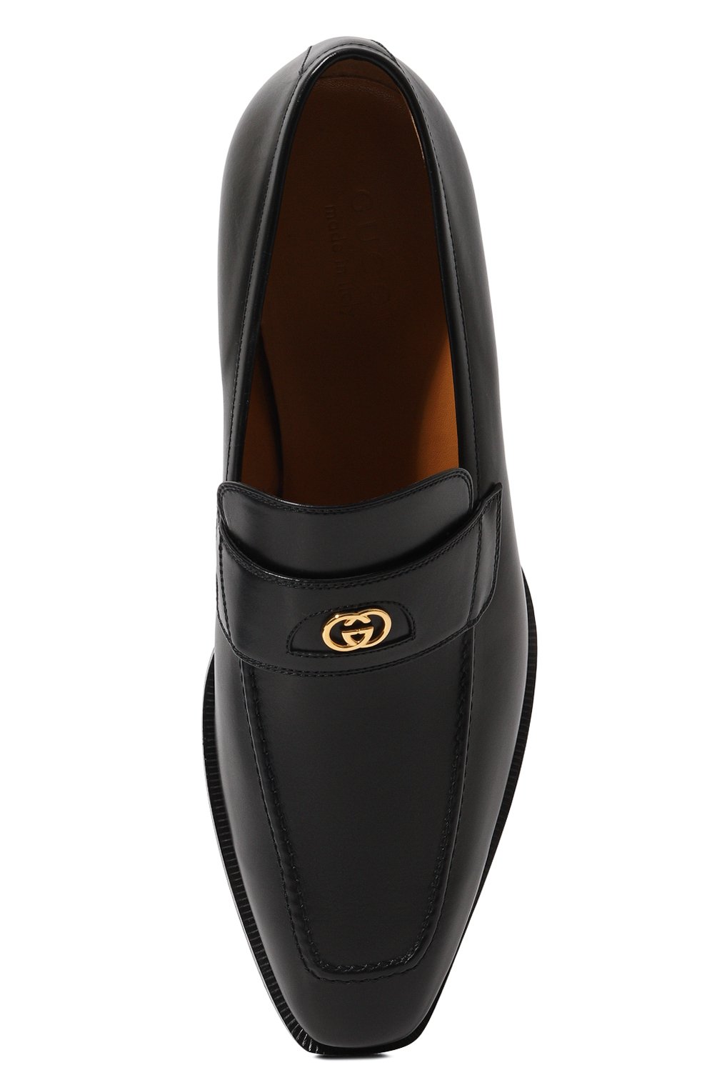 Кожаные лоферы GUCCI, арт. 669815 06F00, фото 6