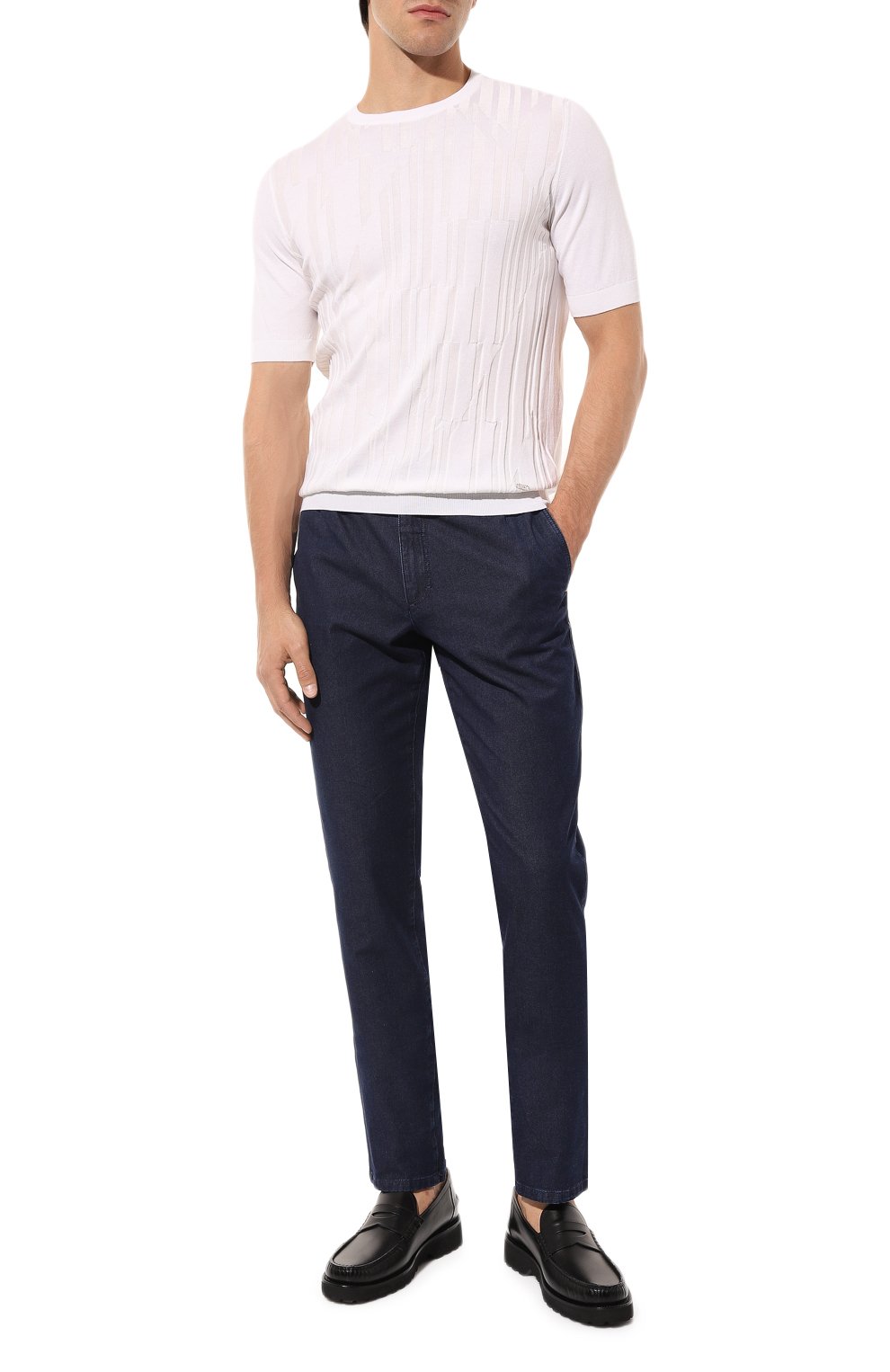 Джемпер из шелка и хлопка ZILLI, арт. MBZ-RN100-MIRR1/MC01, фото 2