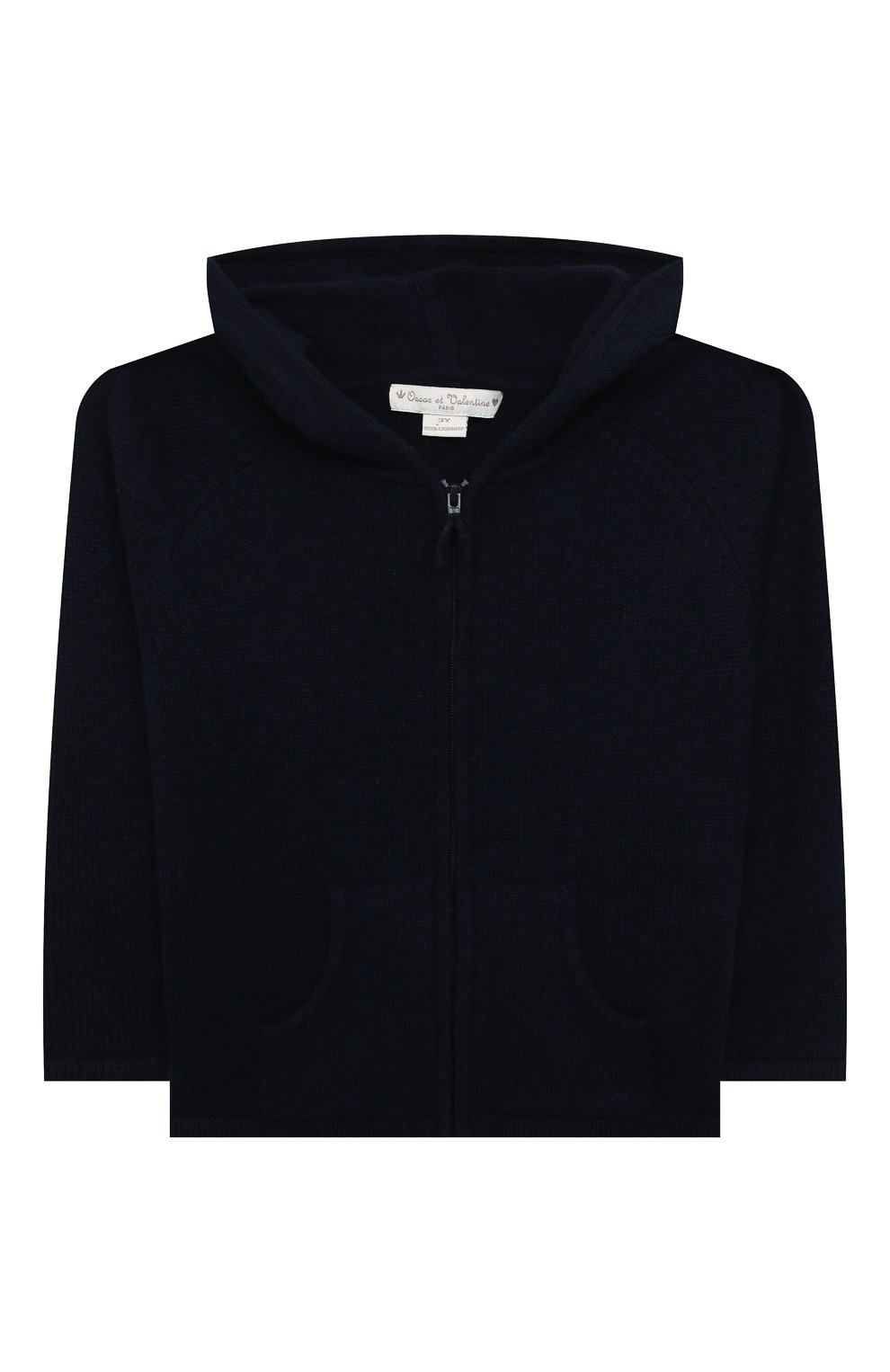 Кашемировая толстовка OSCAR ET VALENTINE темно-синего цвета по цене 30000 руб., арт. GIL01M, фото 1 Кашемировая толстовка OSCAR ET VALENTINE, арт. GIL01M, фото 1