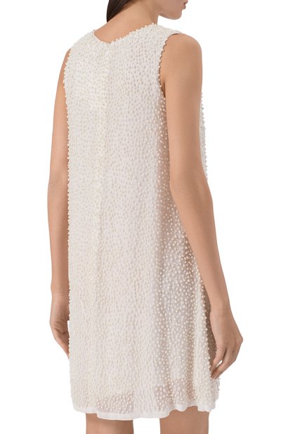 Шелковое платье ALBUS LUMEN, арт. AL.RT26.DRESS08/CREME 0N CREMEE, фото 3