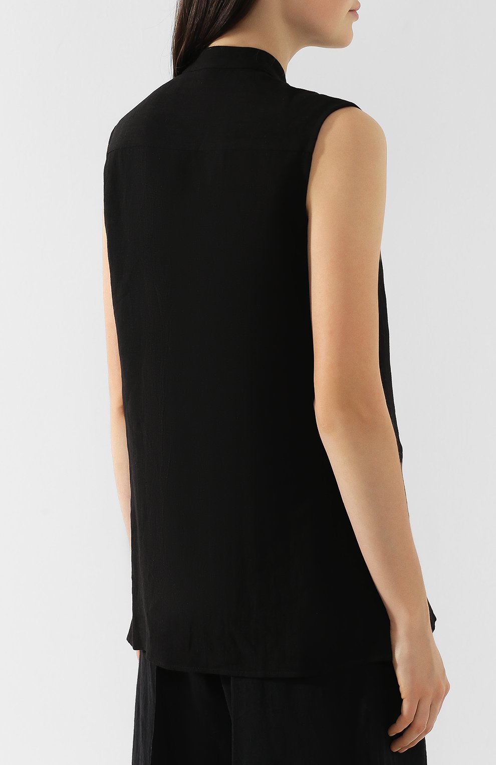 Льняной топ YOHJI YAMAMOTO, арт. FZ-B53-301, фото 4
