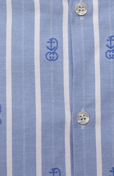 Хлопковая рубашка GUCCI, арт. 645029/XWAMX, фото 3