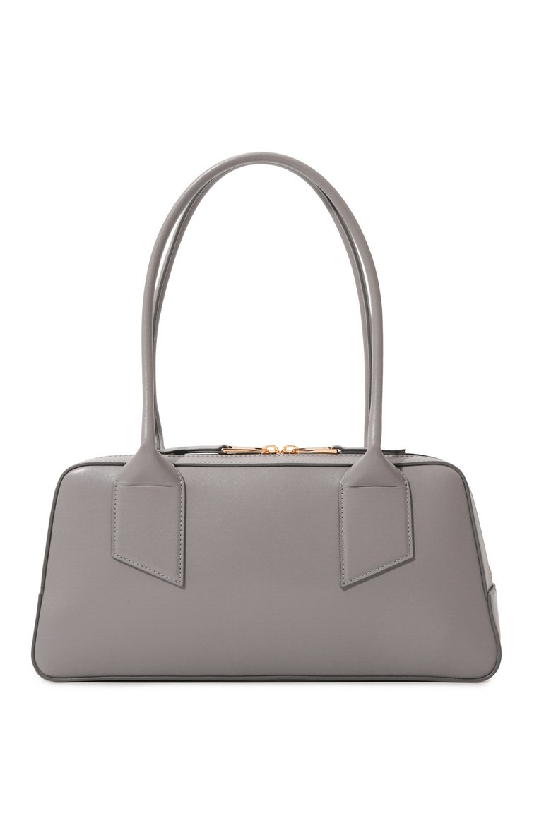 Женская сумка bauletto medium N21 серого цвета, арт. 24IBP0975 | Фото 6 (Материал: Натуральная кожа; Размер: medium)
