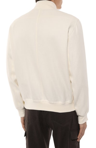 Бомбер изо льна и шерсти BRUNELLO CUCINELLI, арт. MW4826191, фото 4