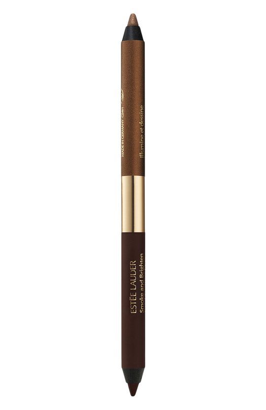 фото Двусторонний карандаш-кайал для глаз, оттенок dark chocolate / rich bronze estée lauder