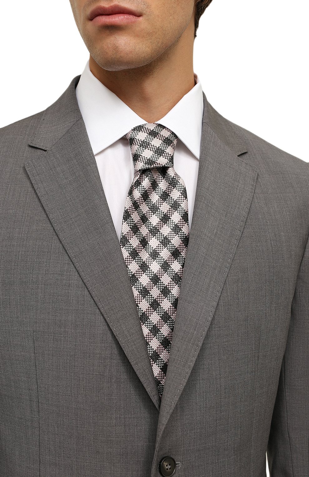 Галстук из шелка и льна TOM FORD, арт. 5TF50/XTF, фото 2