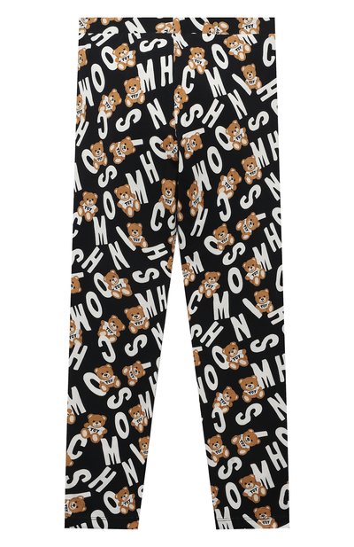Хлопковые легинсы MOSCHINO, арт. HDP04X/LBBB8/4-8, фото 2