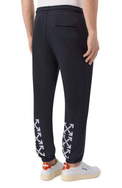 Хлопковые джоггеры OFF-WHITE, арт. 0MCH057S26FLE003, фото 4