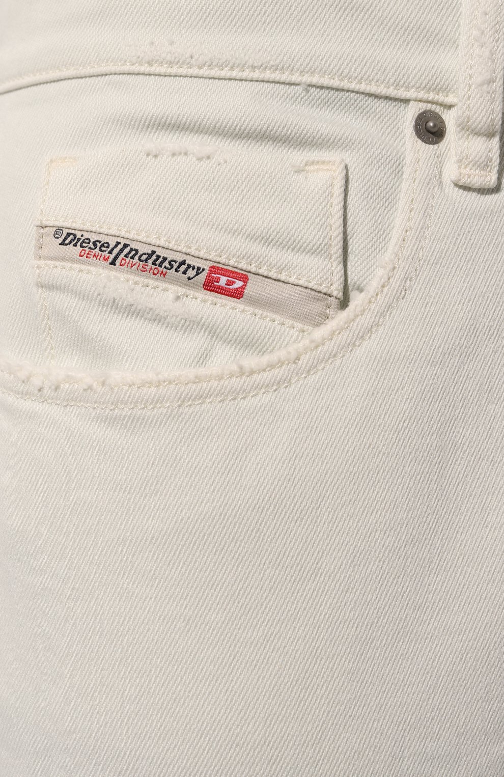 Джинсы DIESEL белого цвета по цене 21050 руб., арт. A03558/09F26, фото 5 Джинсы DIESEL, арт. A03558/09F26, фото 5