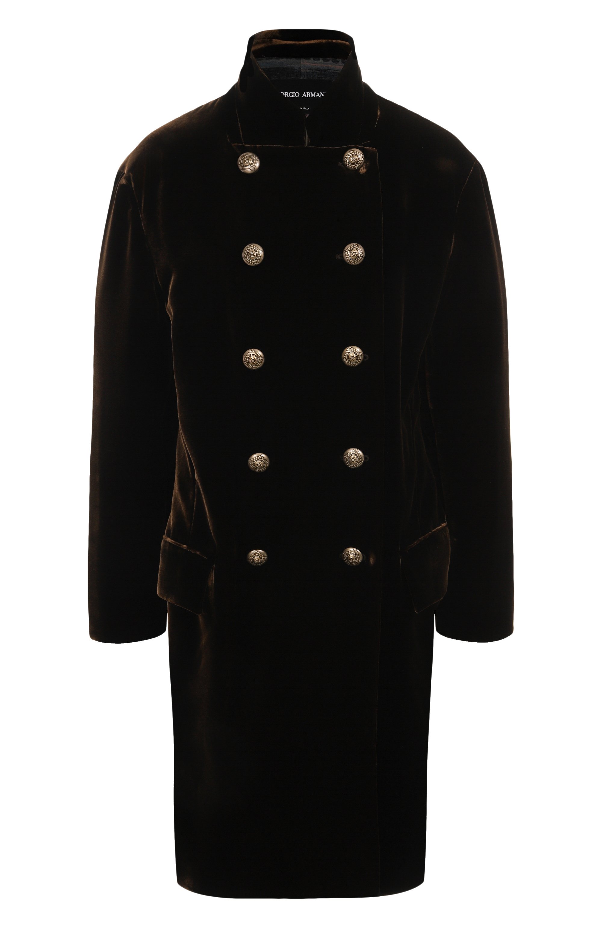 Бархатное пальто GIORGIO ARMANI, арт. GW001897/TE10831, фото 1