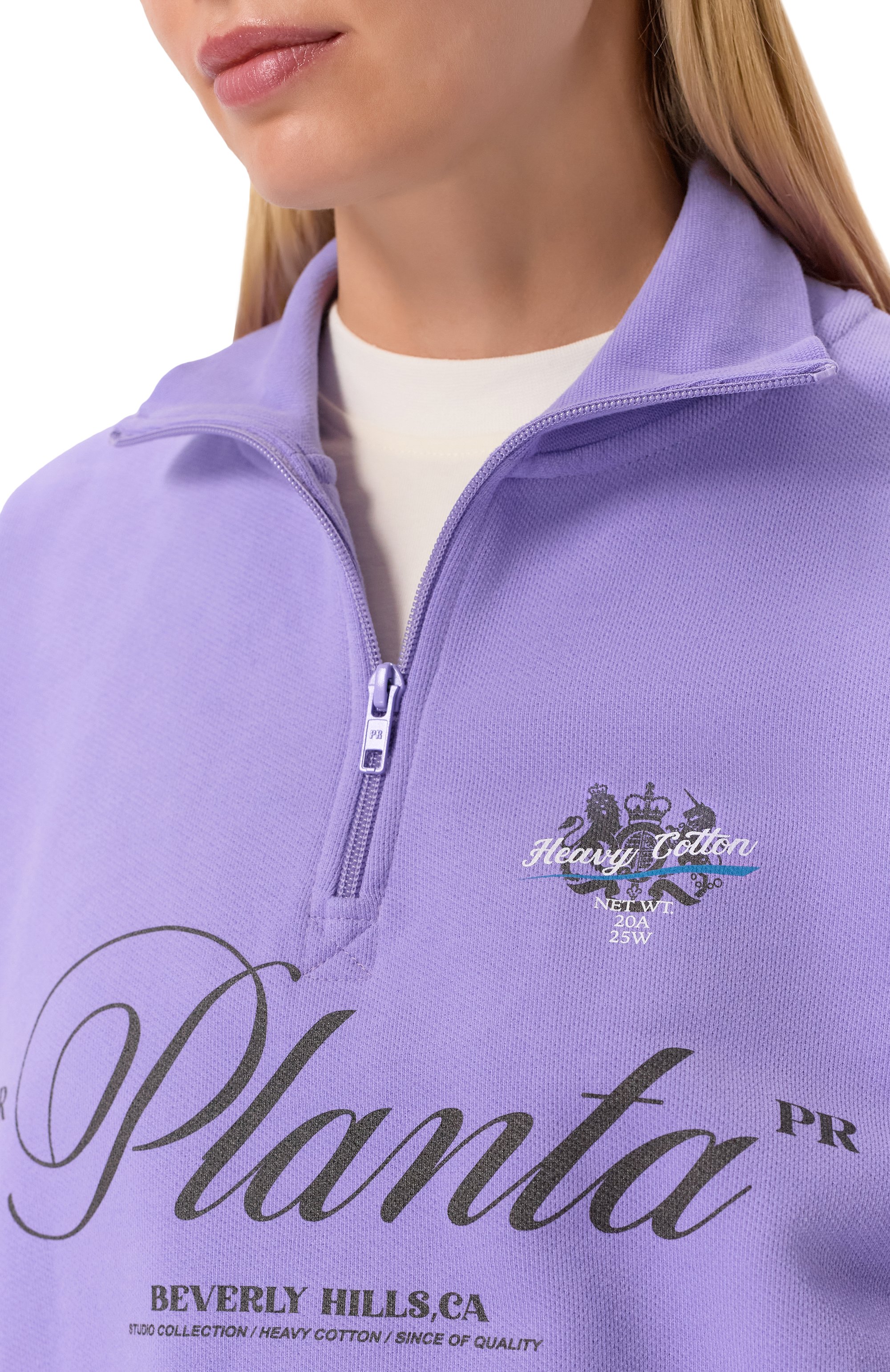 Хлопковый свитшот PLANTA ROSA, арт. PR/A/SINGULARITY/470VELVET, фото 8