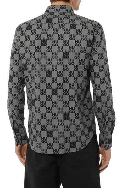 Хлопковая рубашка HUGO, арт. 50534257, фото 4