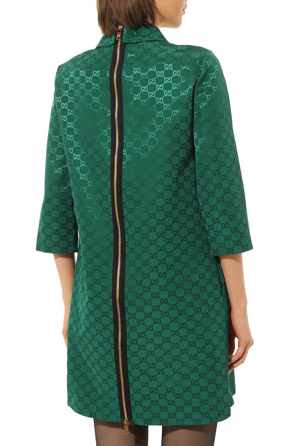 Платье из хлопка и вискозы GUCCI, арт. 681381 ZAHMD, фото 4
