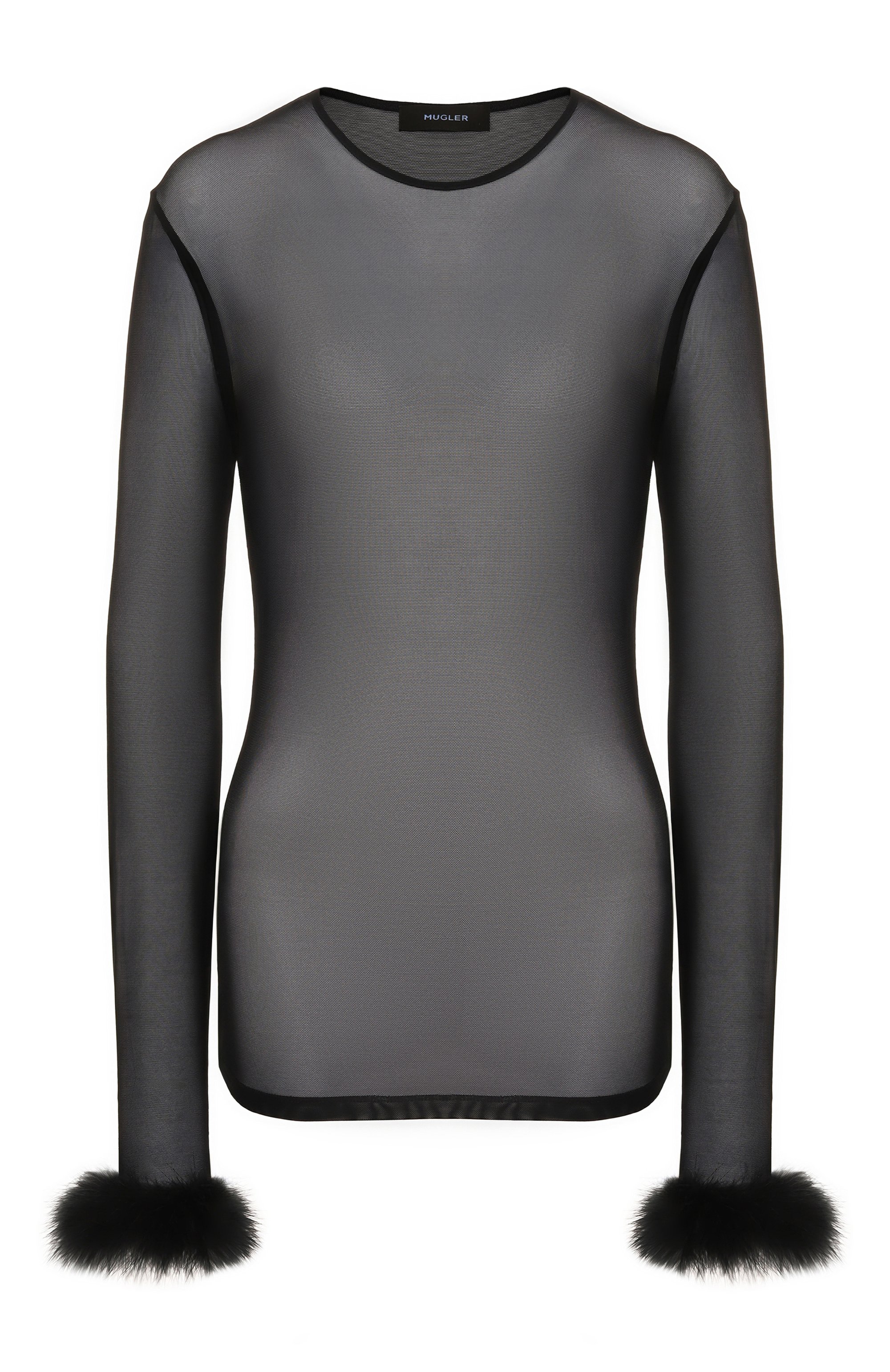 Топ с отделкой перьями MUGLER, арт. 25F3T00829595, фото 1