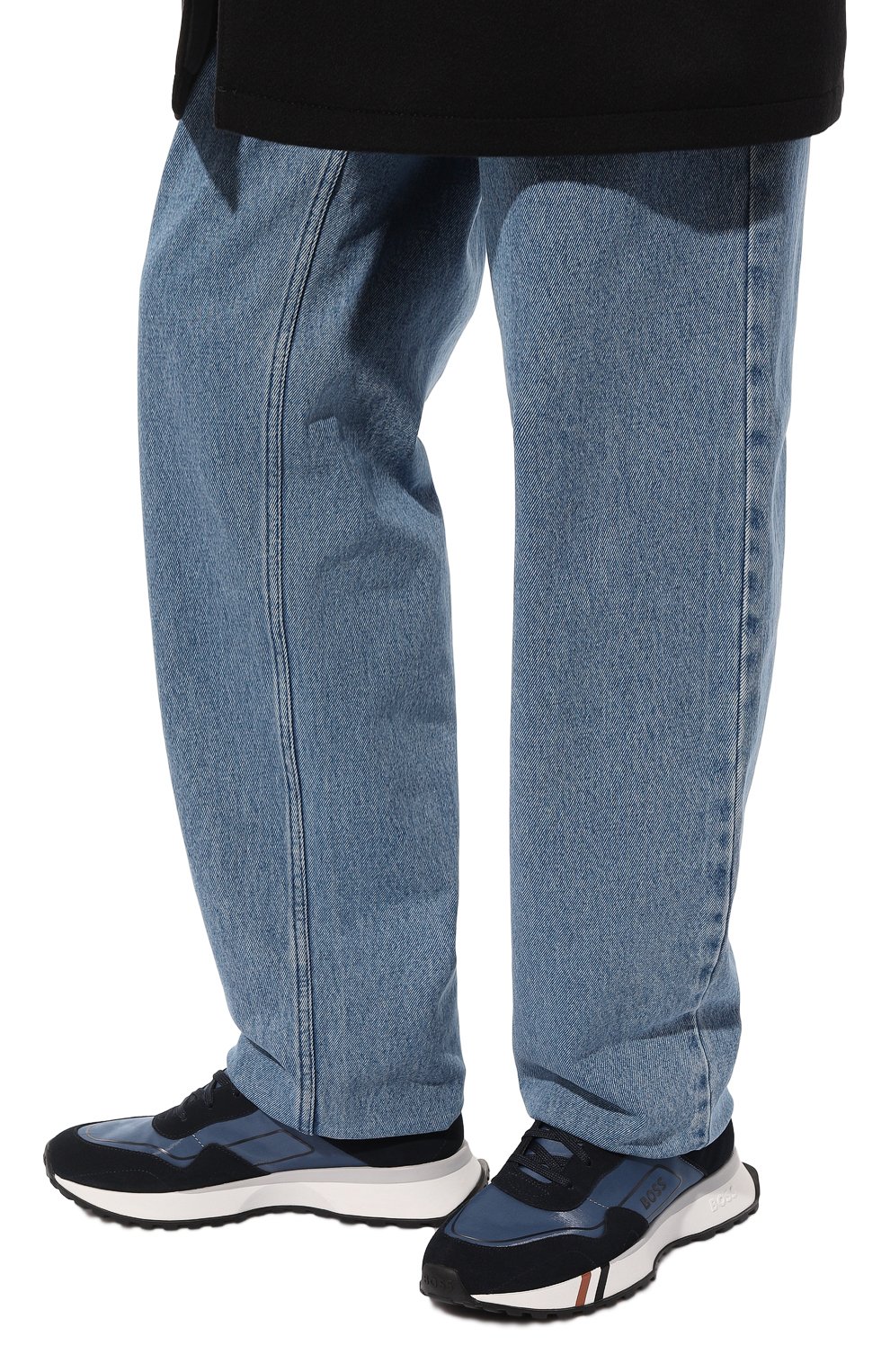 Комбинированные кроссовки BOSS, арт. 50498907, фото 3