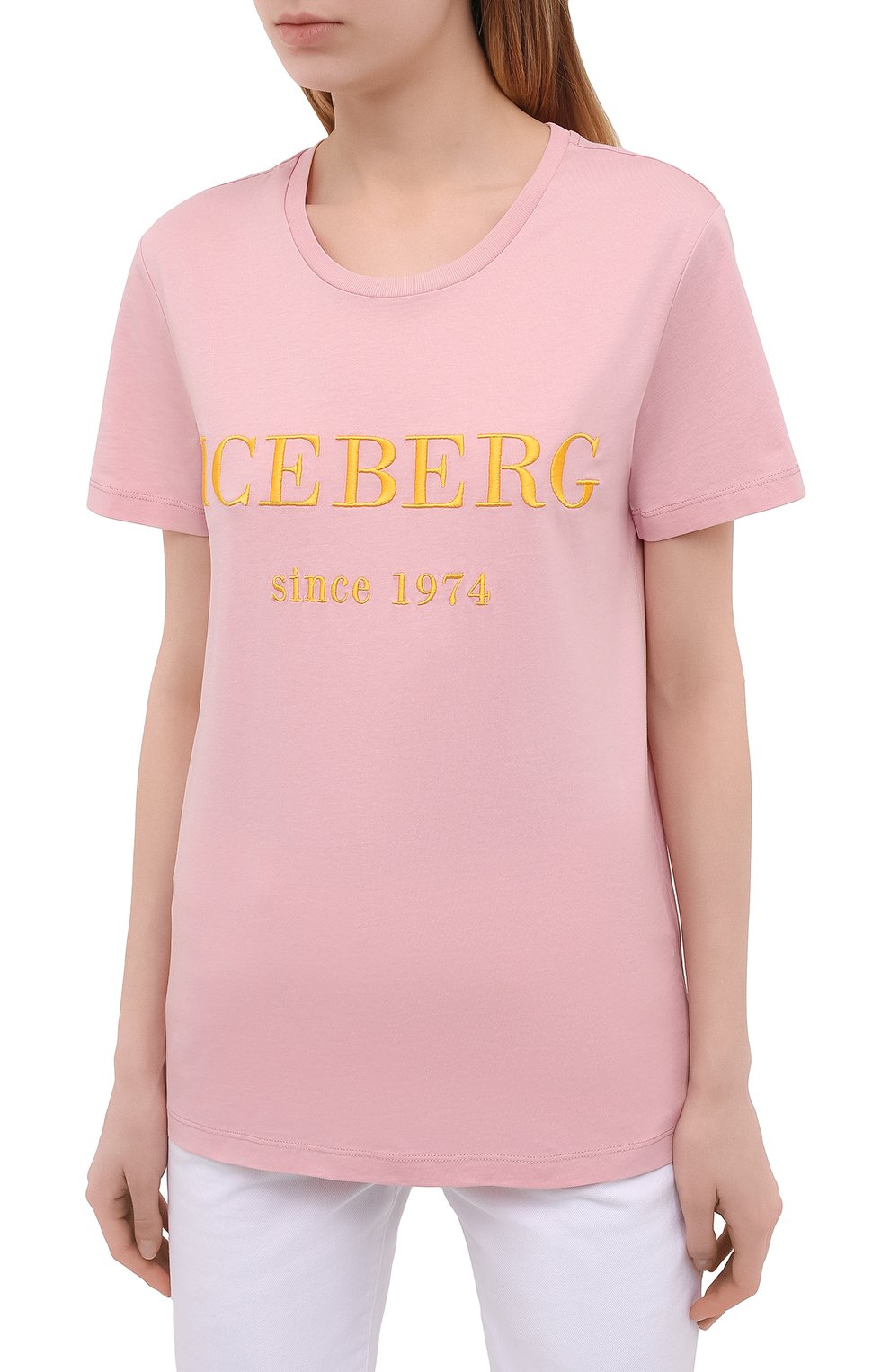 Хлопковая футболка ICEBERG, арт. 21E I2P0/F09A/6301, фото 3