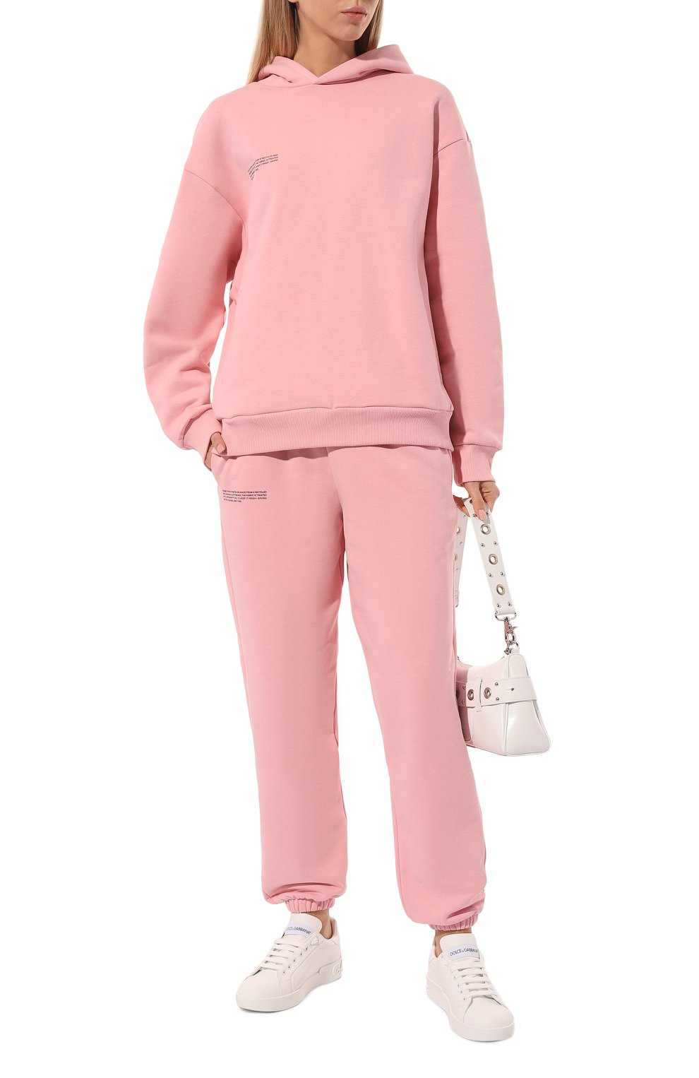 Хлопковые джоггеры PANGAIA розового цвета по цене 14650 руб., арт. 10000302, фото 2 Хлопковые джоггеры PANGAIA, арт. 10000302, фото 2