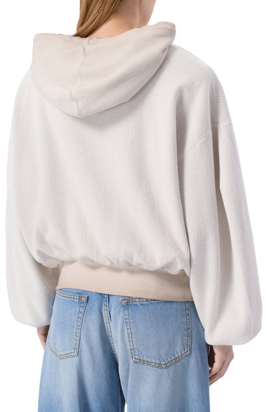 Хлопковое худи Halfboy HF251WF065 Белый  HF251WF065 Фото 4