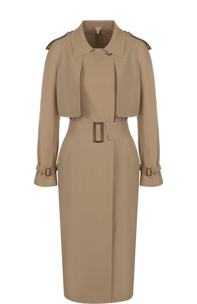 Приталенное  шелковое платье с поясом MICHAEL KORS COLLECTION, арт. KDK/425AKK552, фото 1