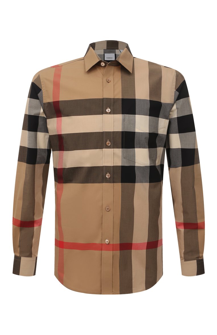 Хлопковая рубашка BURBERRY, арт. 8010213, фото 1