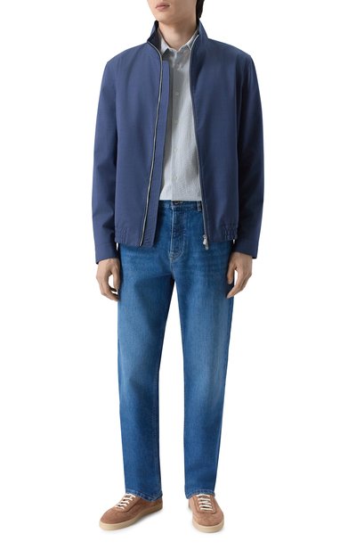 Мужская хлопковая рубашка MVST, арт. M26.2PM.B010/F134 STRIPED SEERSUCKER