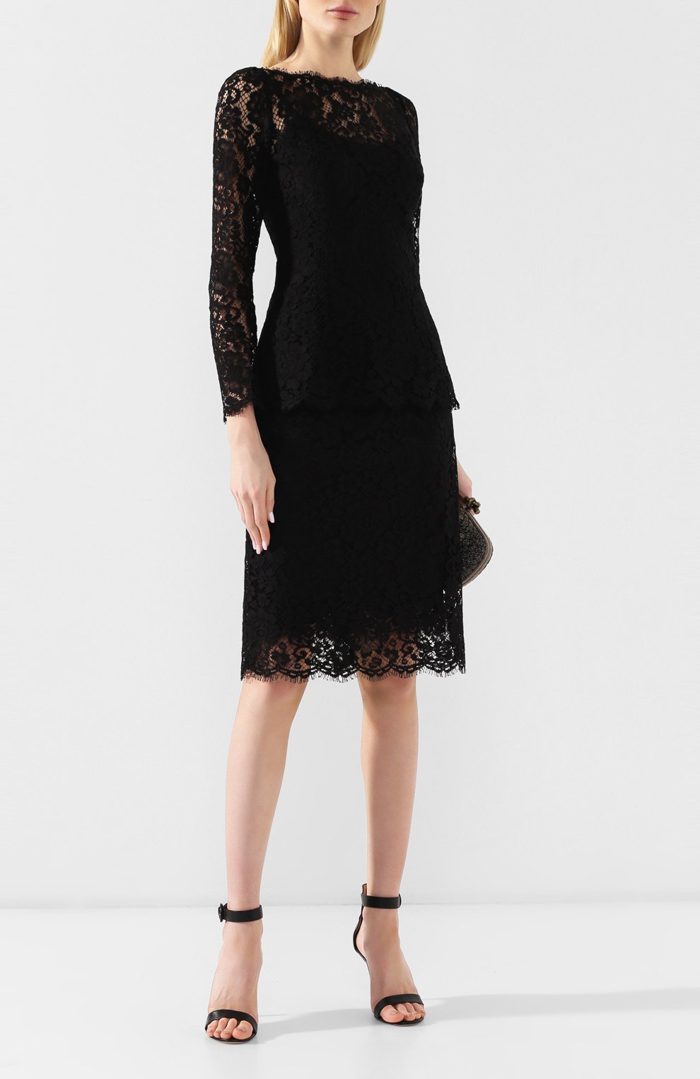 Кружевная юбка DOLCE & GABBANA, арт. F4A2PT/HLMCK, фото 2