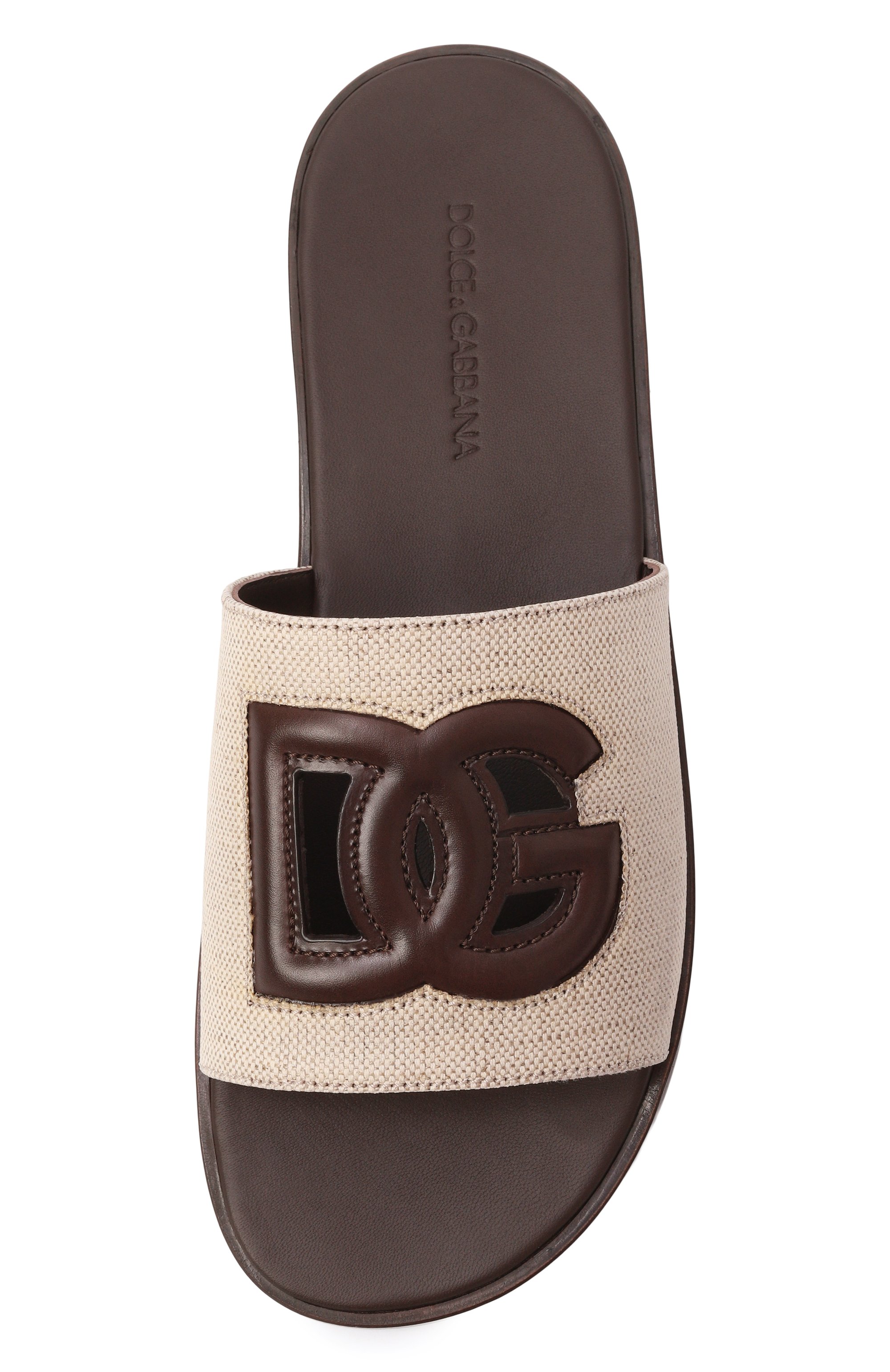 Текстильные шлепанцы dg light DOLCE & GABBANA, арт. A80590/A0106, фото 5