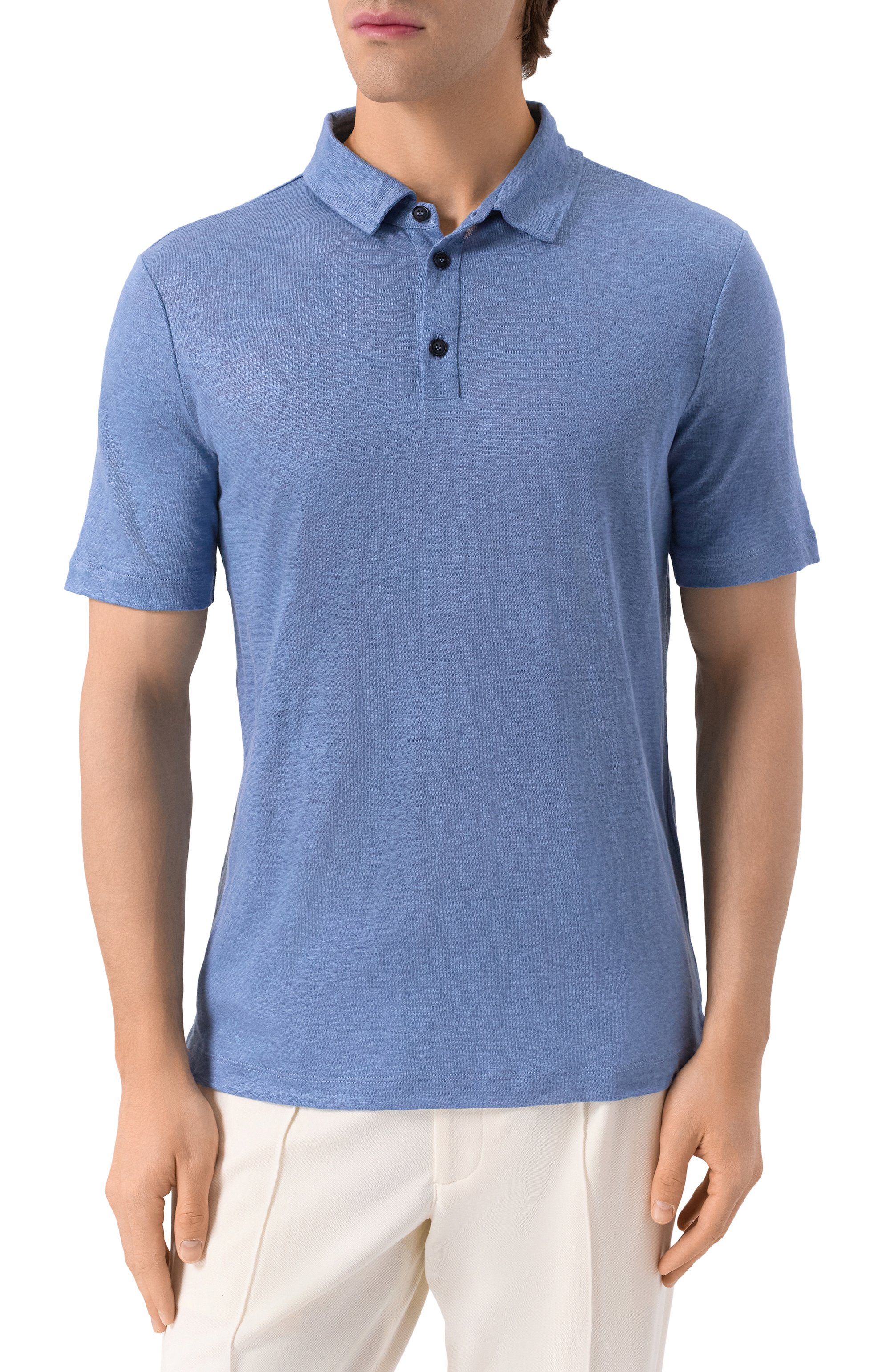 Льняное поло GIORGIO ARMANI, арт. 3RSF80/SJJMZ, фото 3